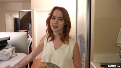 Redheaded PAWG Sage Fox riding all night with no condom