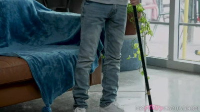 Ameena Green gets frisky with her younger stepbro