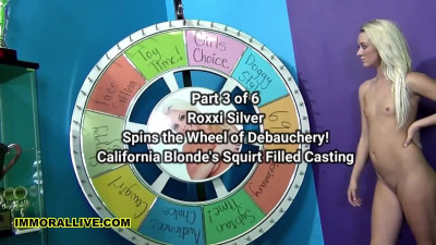 Roxxi Silver spinning the wheel and fucking a dude