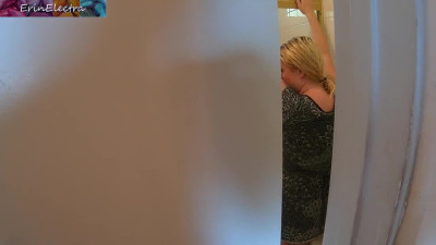 Hairy lad is fucking the busty stepmom in the shower