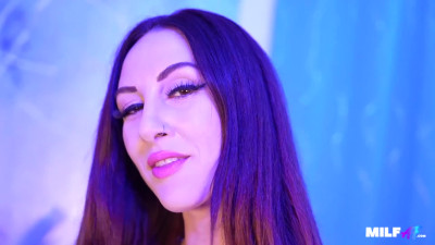 Hot MILF Artemisia Love masturbates and rides in POV